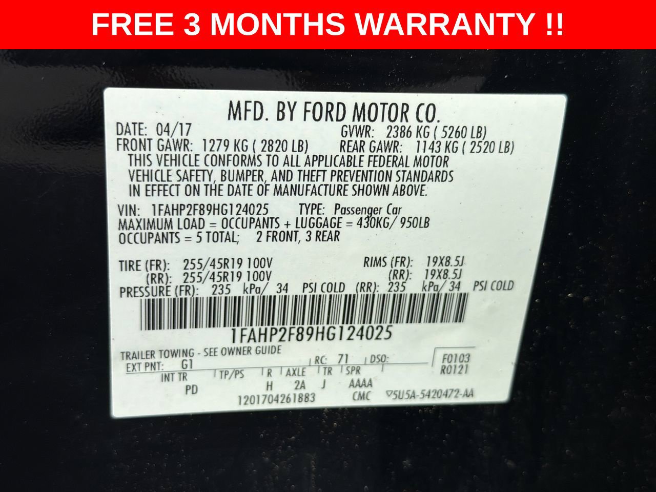 Used 2017 Ford Taurus Limited FWD image 24
