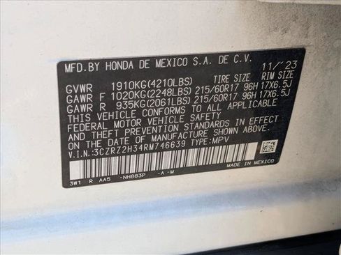 Used 2024 Honda HR-V LX image 22