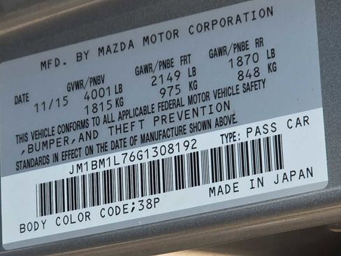 Used 2016 MAZDA MAZDA3 i Touring image 25