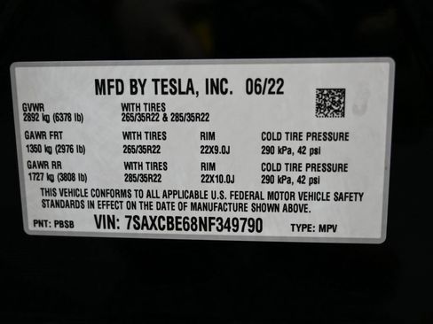 Used 2022 Tesla Model X Plaid image 50