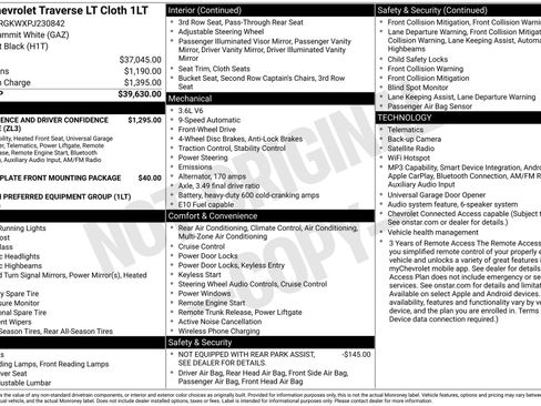 Used 2023 Chevrolet Traverse LT FWD image 4
