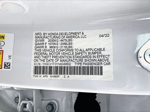 Used 2022 Honda Accord Sport image 16