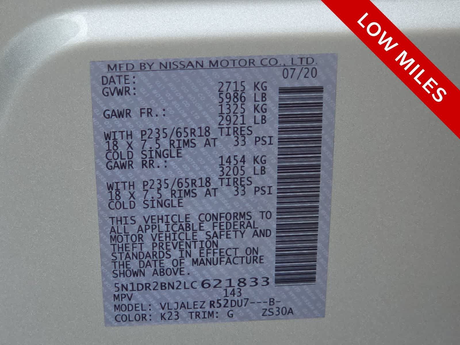 Used 2020 Nissan Pathfinder SV FWD image 25