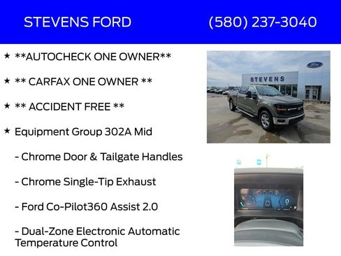 Used 2025 Ford F150 XLT w/ Equipment Group 302A MID AWD/4WD image 6
