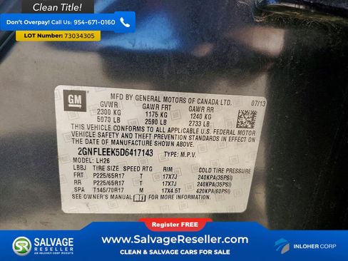 Used 2013 Chevrolet Equinox LT w/ Driver Convenience Package image 16