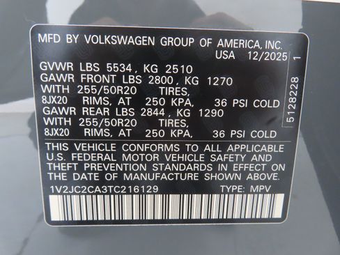 New 2026 Volkswagen Atlas Cross Sport SE image 28