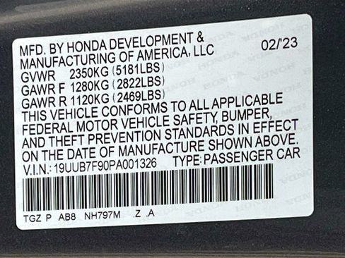 Used 2023 Acura TLX Type S AWD/4WD image 34