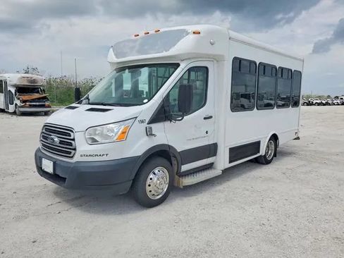 Used 2019 Ford Transit 350 138 DRW w/ Shuttle Bus Prep Package RWD image 2