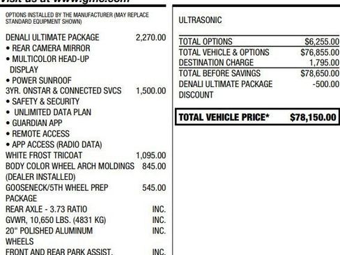 Used 2023 GMC Sierra 2500 Denali w/ Denali Ultimate Package image 7