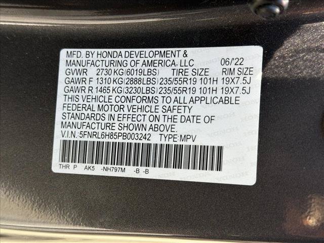 Used 2023 Honda Odyssey Touring image 21