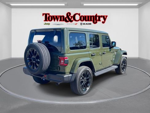 Used 2022 Jeep Wrangler Unlimited Sahara 4xe w/ Safety Group image 5
