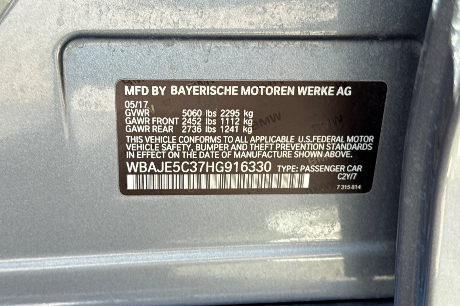 Used 2017 BMW 540i RWD image 35