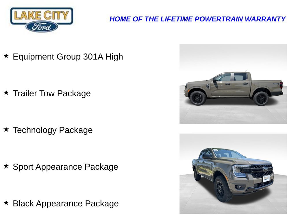 New 2026 Ford Ranger XLT w/ Equipment Group 301A High AWD/4WD image 5