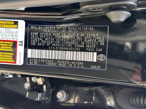 Used 2021 Toyota Avalon XLE w/ Moonroof Package AWD/4WD image 21