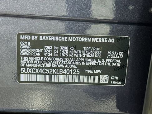 Used 2019 BMW X7 xDrive50i w/ M Sport Package image 46