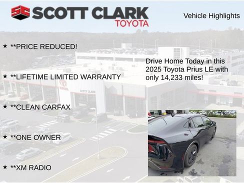 Used 2025 Toyota Prius LE FWD image 10