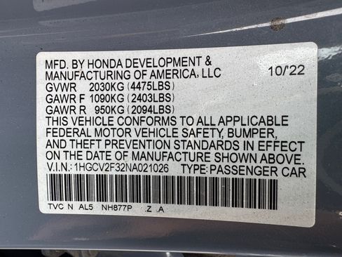 Used 2022 Honda Accord Sport image 18