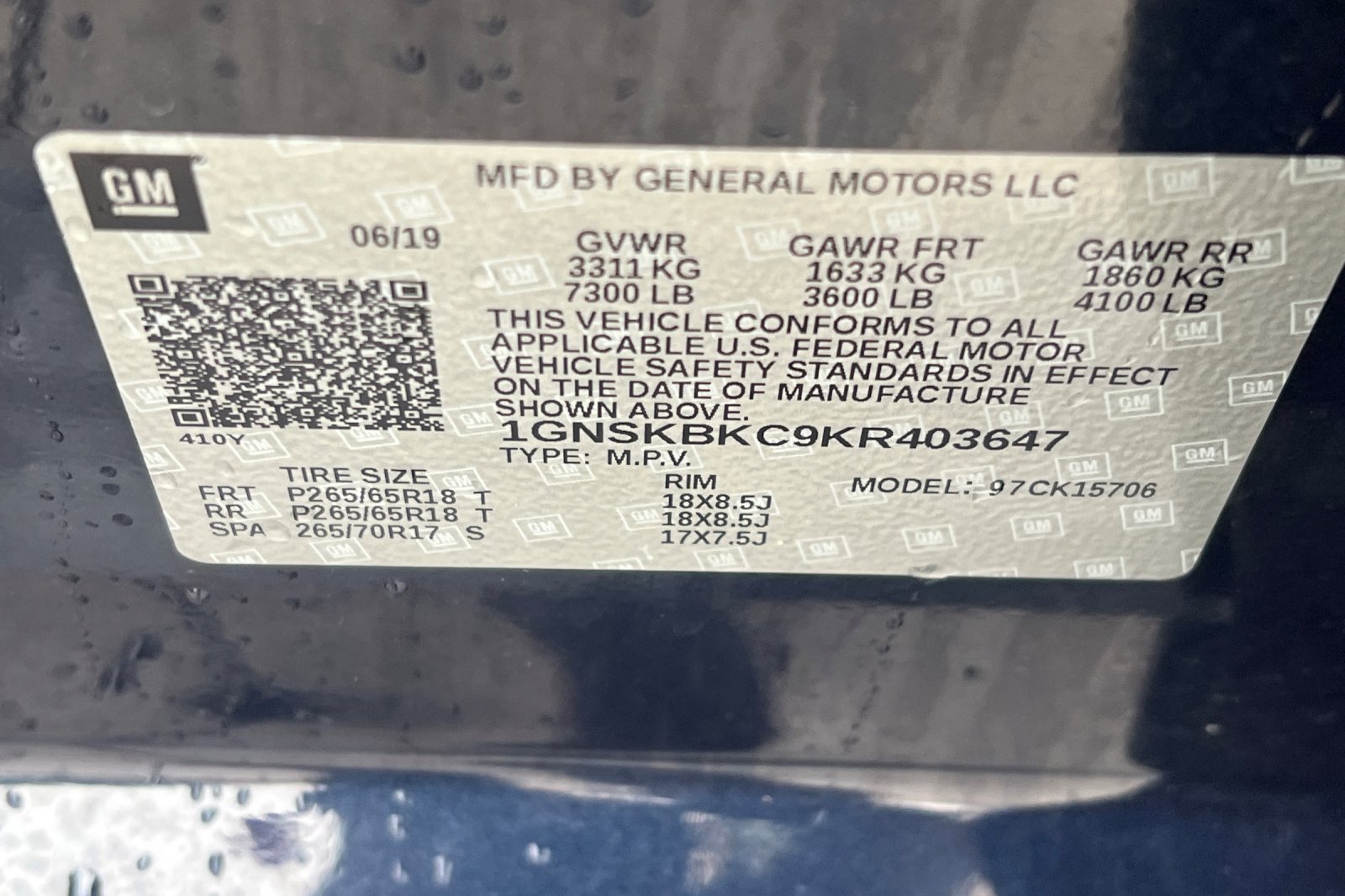 Used 2019 Chevrolet Tahoe LT AWD/4WD image 24