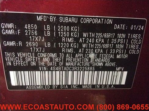 Used 2024 Subaru Outback Premium image 18