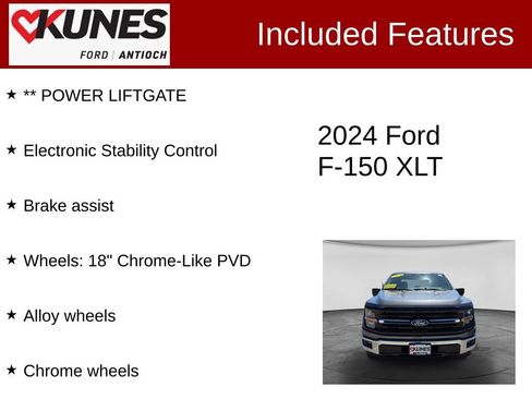 Certified 2024 Ford F150 XLT w/ Tow/Haul Package AWD/4WD image 4