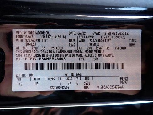 Certified 2022 Ford F150 XLT w/ Equipment Group 302A High image 23