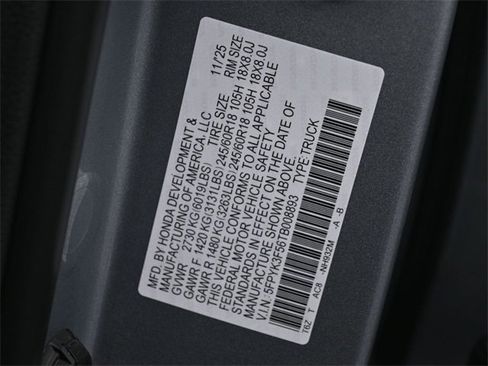 New 2026 Honda Ridgeline RTL image 17