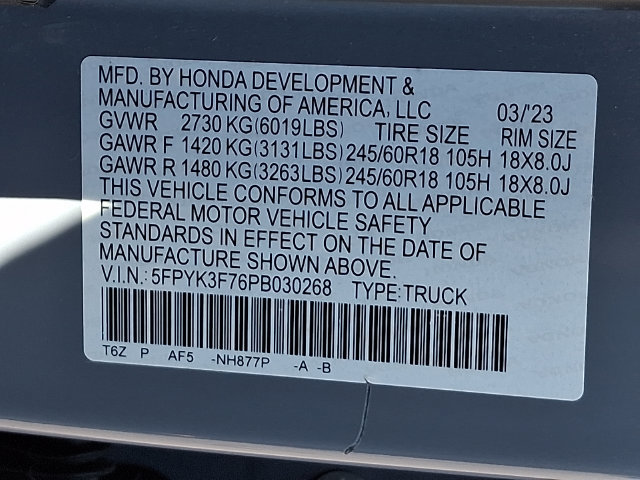Used 2023 Honda Ridgeline RTL-E image 29