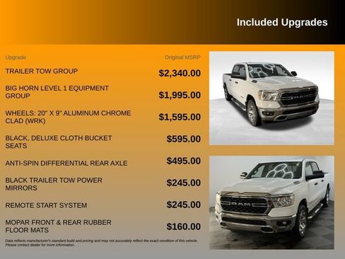 Used 2023 RAM 1500 Big Horn w/ Trailer Tow Group AWD/4WD image 10