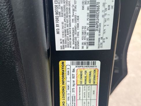 Certified 2019 Ford Fusion SE image 59