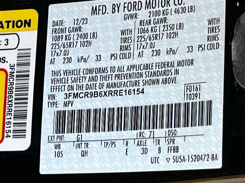 Used 2024 Ford Bronco Sport Big Bend AWD/4WD image 30