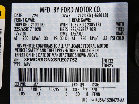 Used 2025 Ford Bronco Sport Heritage w/ Convenience Package AWD/4WD image 15