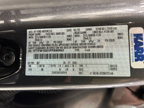 Used 2023 Ford F150 Platinum w/ Equipment Group 701A High image 34