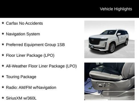 Used 2024 Cadillac Escalade Premium Luxury w/ Touring Package AWD/4WD image 7