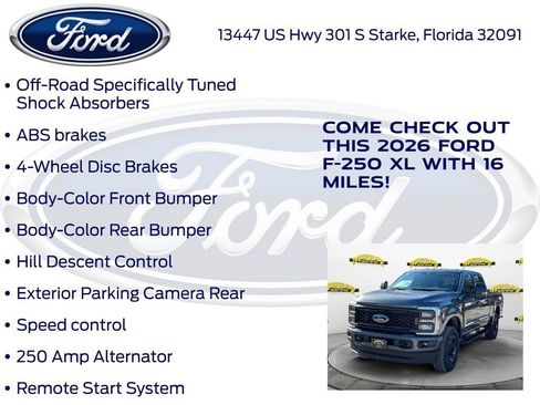 New 2026 Ford F250 XL w/ STX Appearance Package image 30