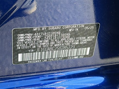 Certified 2025 Subaru Impreza 2.0i AWD/4WD image 30