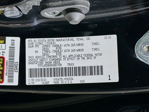 Used 2022 Toyota Tundra SR5 w/ TRD Sport Premium Package image 33