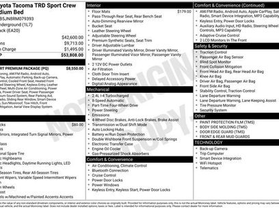 Used 2024 Toyota Tacoma TRD Sport w/ TRD Sport Premium Package