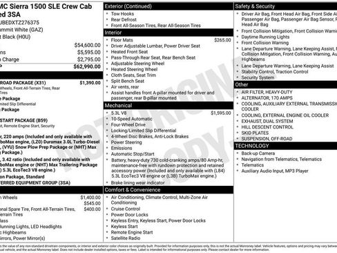 New 2026 GMC Sierra 1500 SLE w/ X31 Off-Road Package image 5