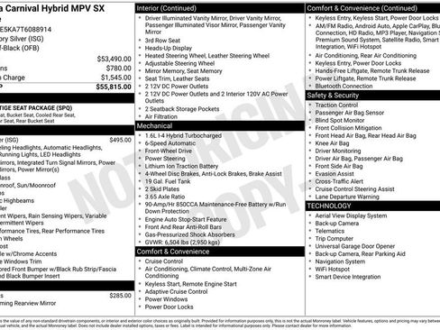 New 2026 Kia Carnival SX Prestige FWD image 28