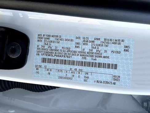 Used 2025 Ford F150 XLT w/ Equipment Group 302A MID AWD/4WD image 35