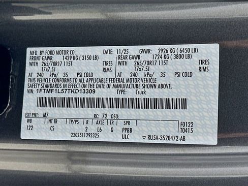 New 2026 Ford F150 XL w/ Equipment Group 103A High image 27