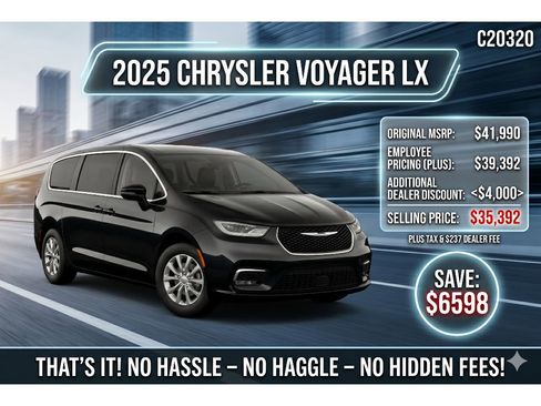 New 2025 Chrysler Voyager LX FWD image 2