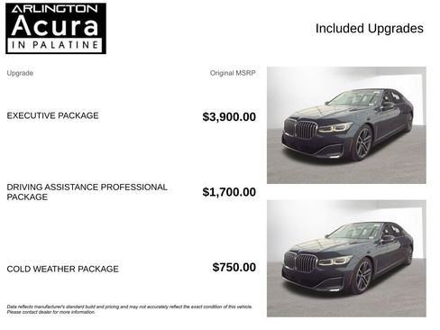 Used 2020 BMW 750i xDrive w/ Executive Package image 4