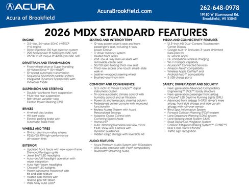 New 2026 Acura MDX A-Spec AWD/4WD image 4
