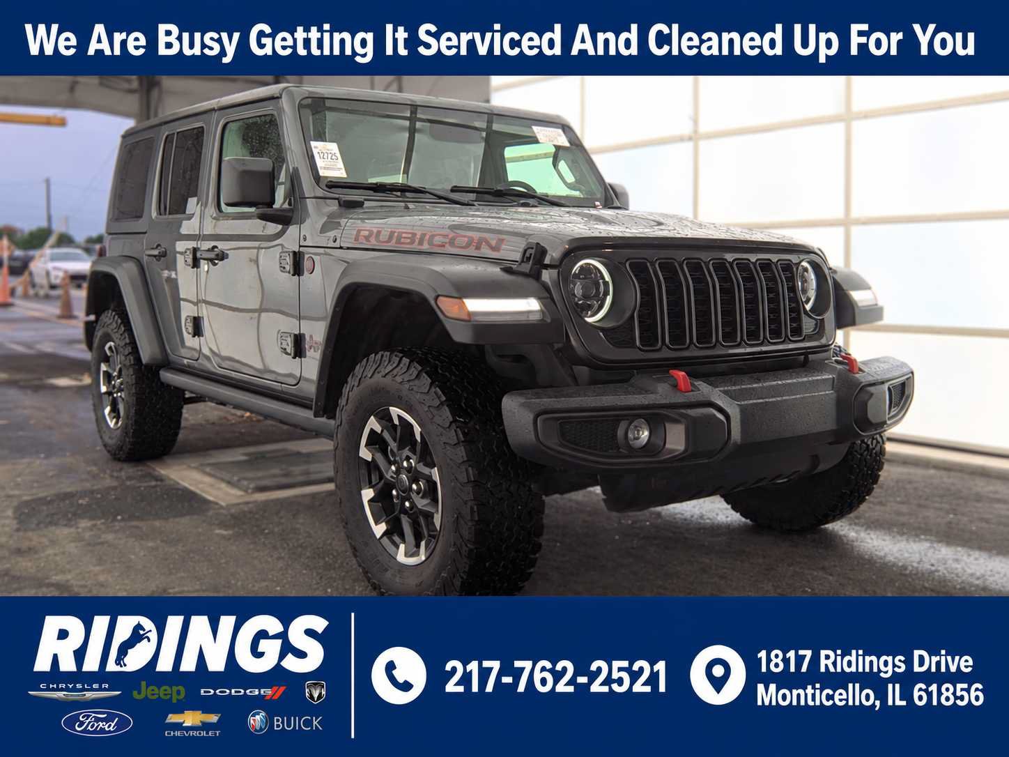 Used 2025 Jeep Wrangler Unlimited Rubicon w/ Convenience Group AWD/4WD image 1