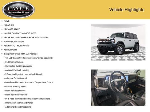 Used 2022 Ford Bronco Badlands AWD/4WD image 3