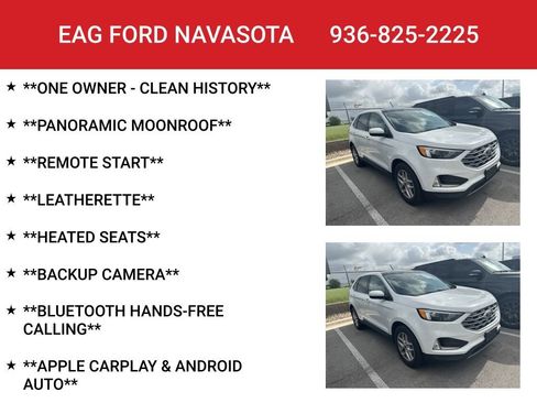Used 2022 Ford Edge SEL w/ Convenience Package AWD/4WD image 2