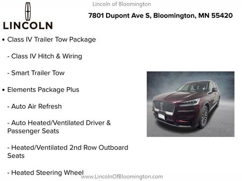 Certified 2022 Lincoln Aviator Reserve w/ Elements Package Plus AWD/4WD image 10