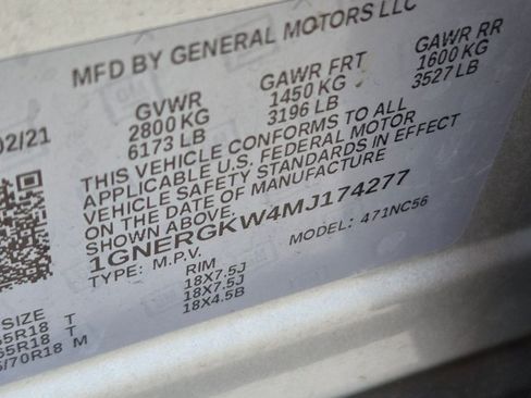 Used 2021 Chevrolet Traverse LT FWD image 15