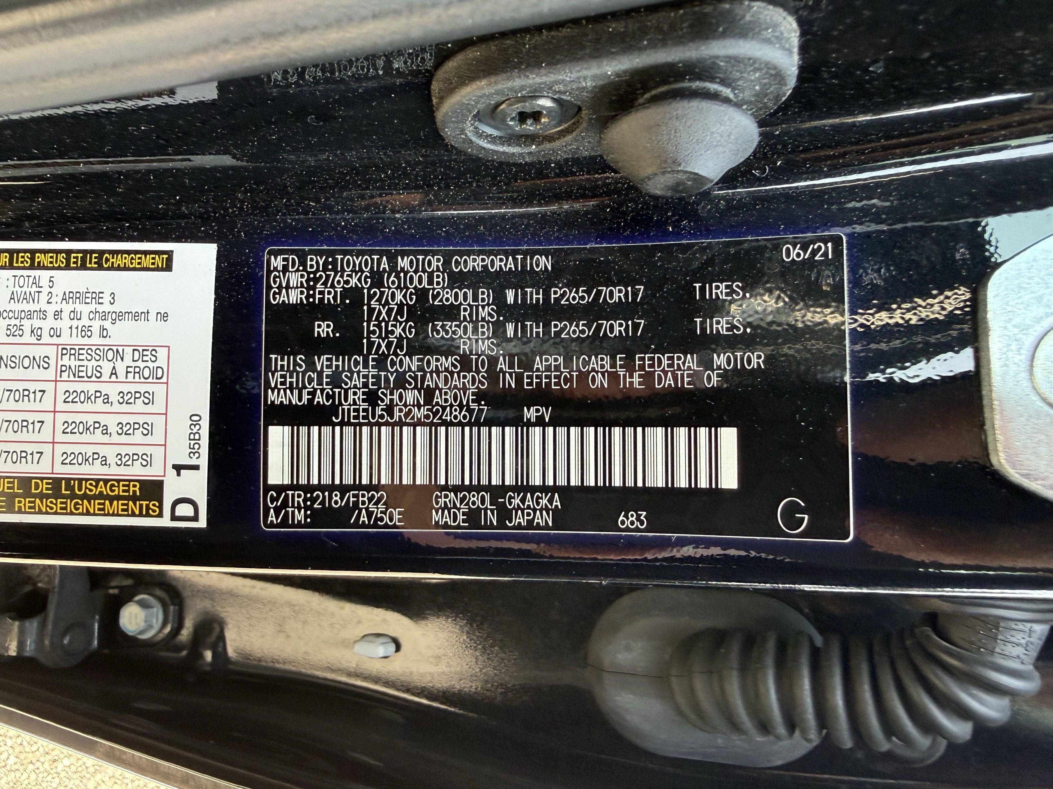 Used 2021 Toyota 4Runner SR5 RWD image 17